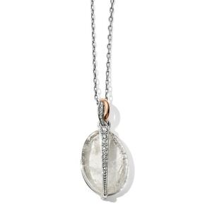 Brighton "NEPTUNE'S RINGS" Oval Mixed Metals Pendant‎ Necklace